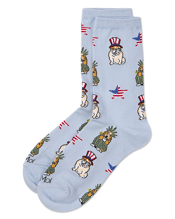Multi - Patriotic Dog Socks - Infinity Classics - Printfresh