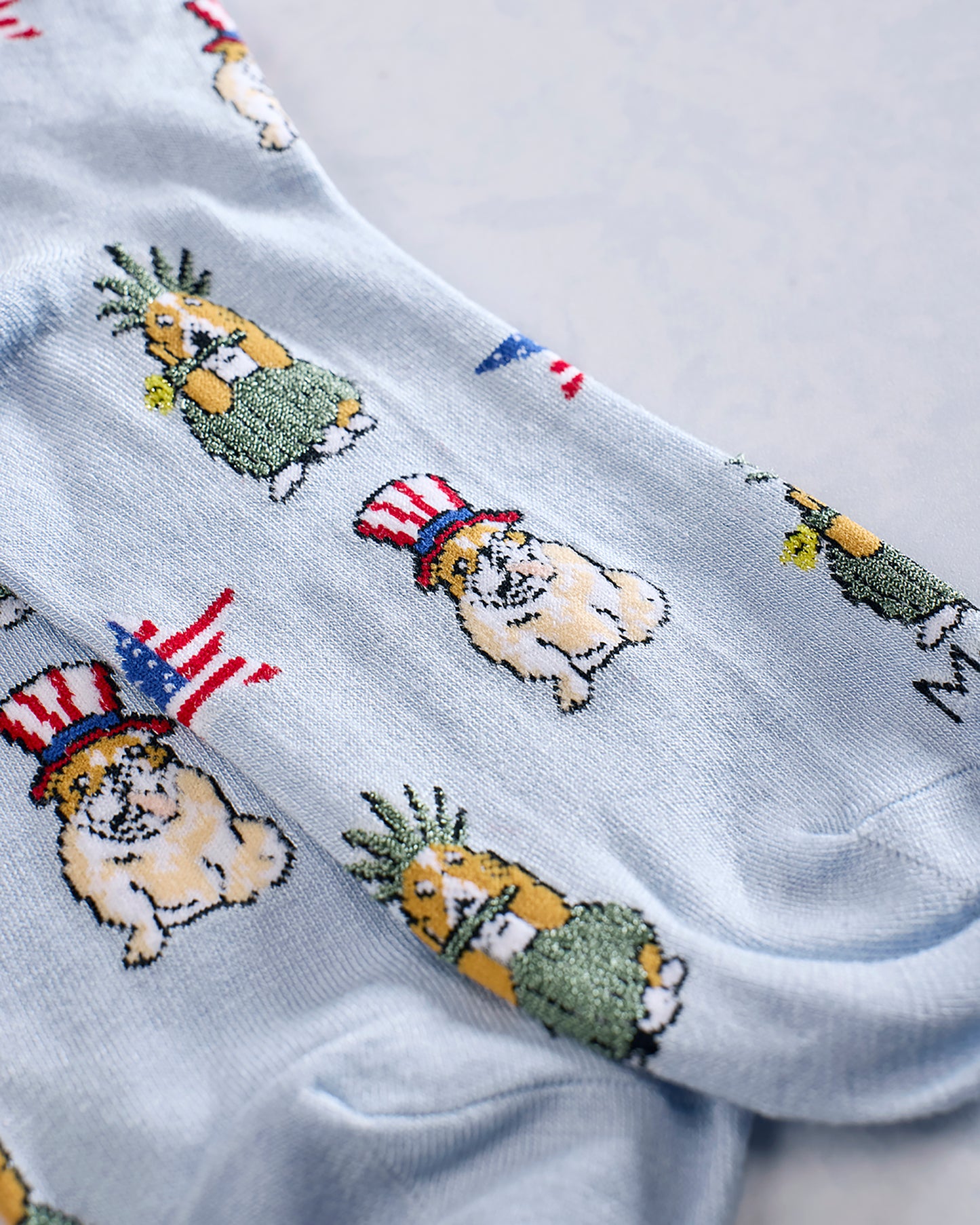 Multi - Patriotic Dog Socks - Infinity Classics