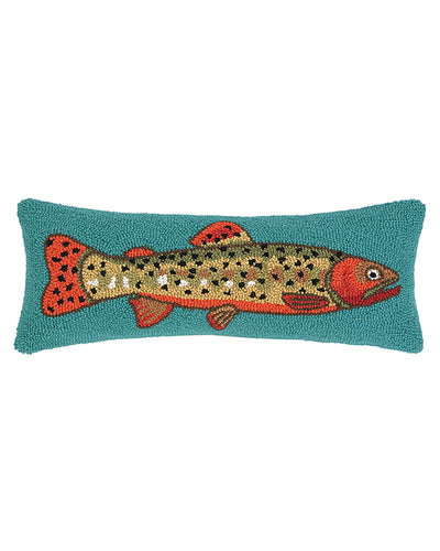 Multi - Trout Hook Pillow - Peking Handicraft - Printfresh