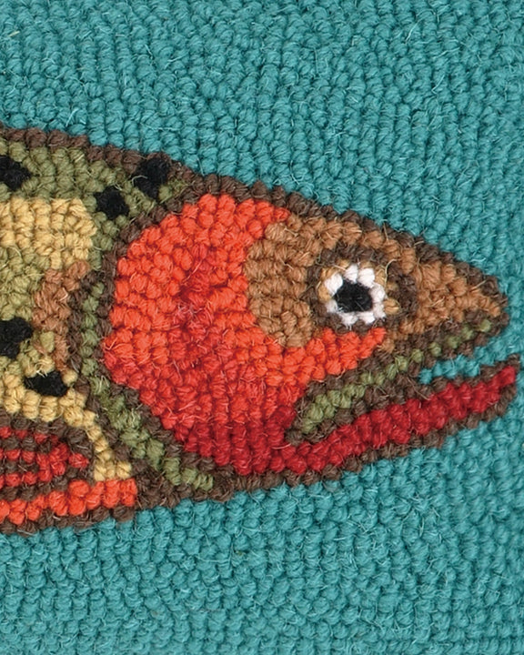 Multi - Trout Hook Pillow - Peking Handicraft - Printfresh