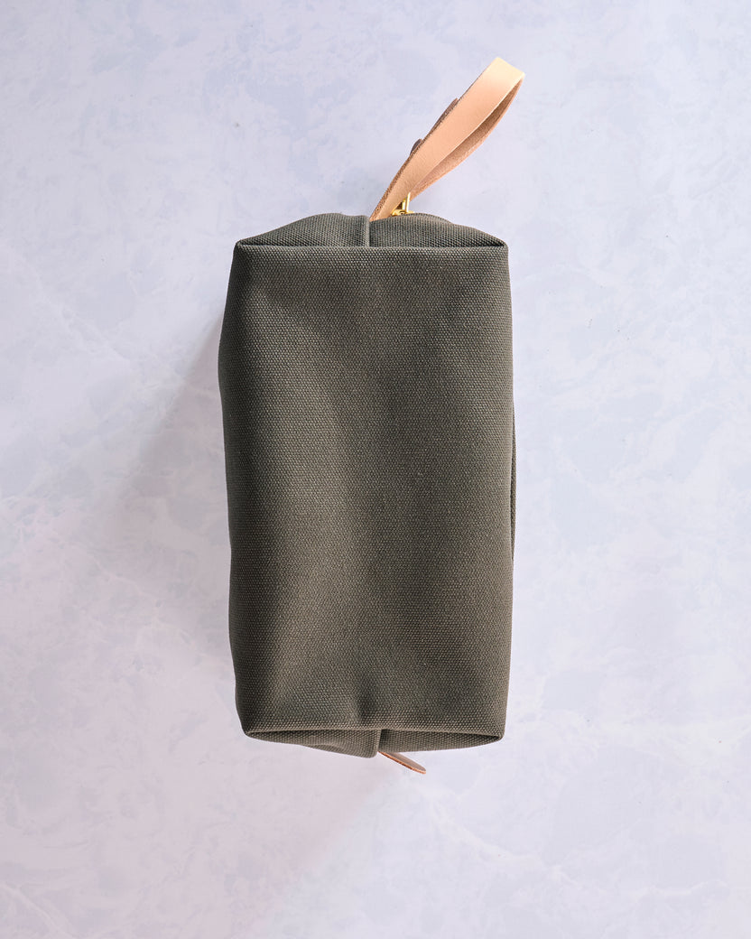 Olive - Canvas Travel Kit - General Knot & Co.