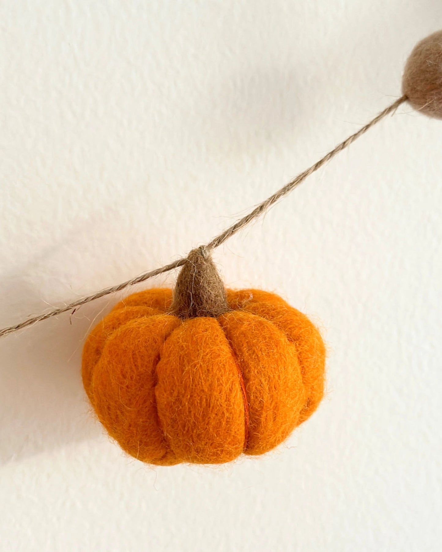 Orange Combo - Felt Pumpkin Garland - Ganapati