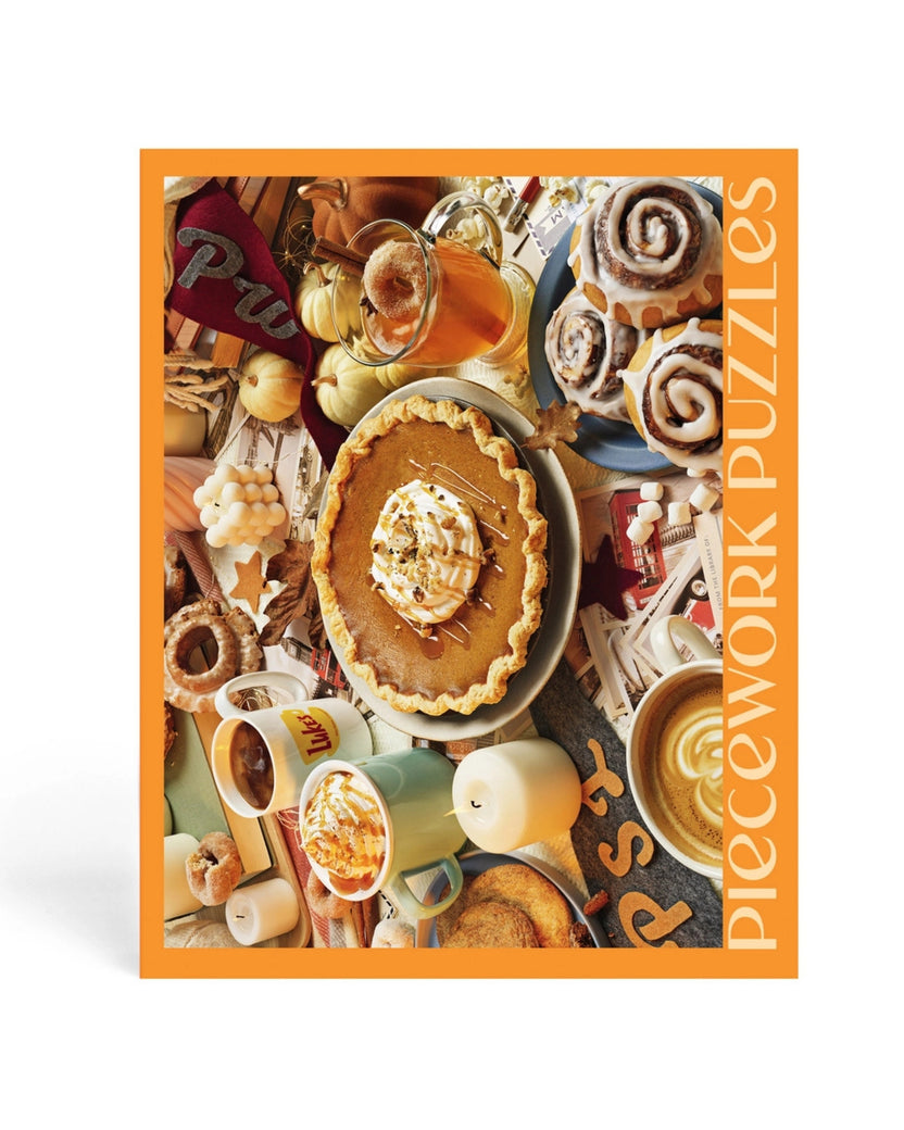 Piecework - Pumpkin Spice - 1000 Piece Puzzle - Orange