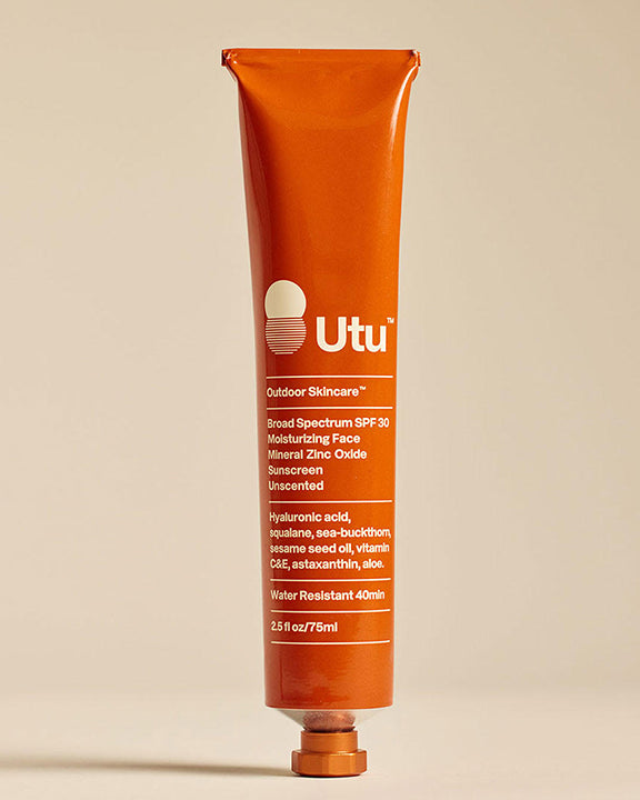 Orange - SPF30 Daily Moisturizing Face Sunscreen - Utu - Printfresh