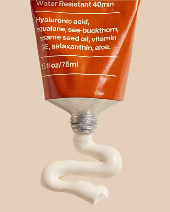 Orange - SPF30 Daily Moisturizing Face Sunscreen - Utu - Printfresh