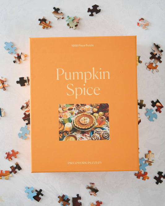 Orange - Pumpkin Spice - 1000 Piece Puzzle - Piecework
