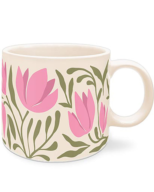 Pink Combo - Ceramic Tulip Mug - Lady Jane - Printfresh
