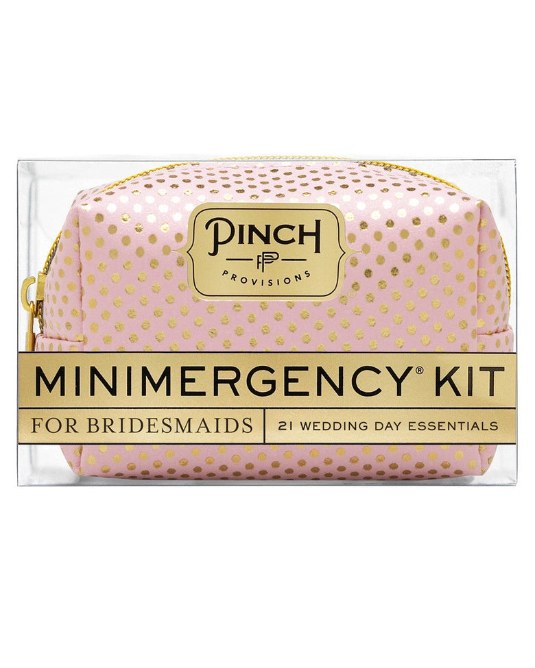 Pink Gold Dot - Minimergency Kit For Bridesmaids - Pinch Provisions - Printfresh
