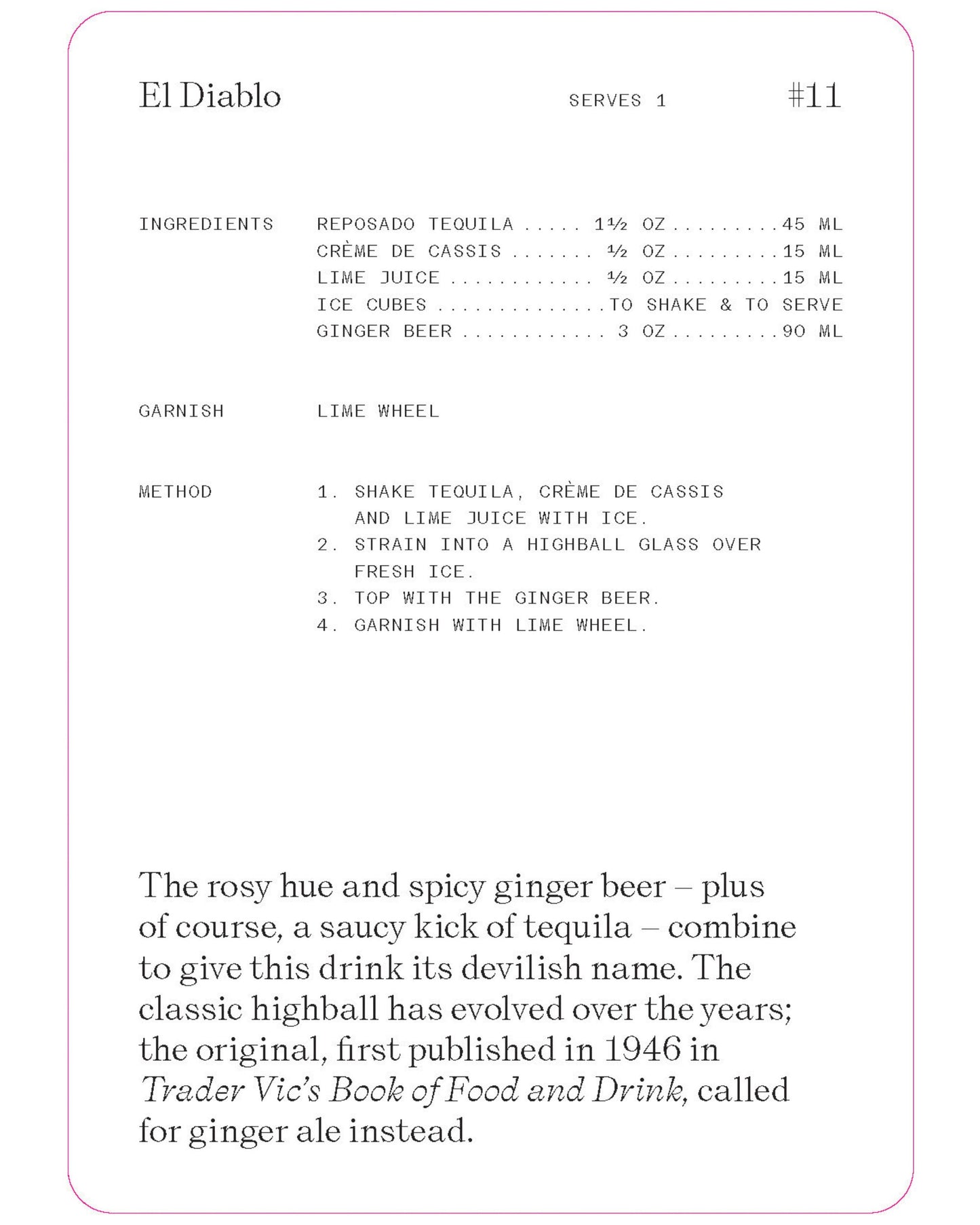 Pink - The Cocktail Cabinet: Tequila - Penguin Random House LLC