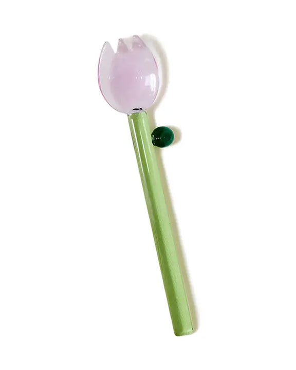 Purple Combo - Tulip Glass Stirring Spoon  - TUTU Home - Printfresh