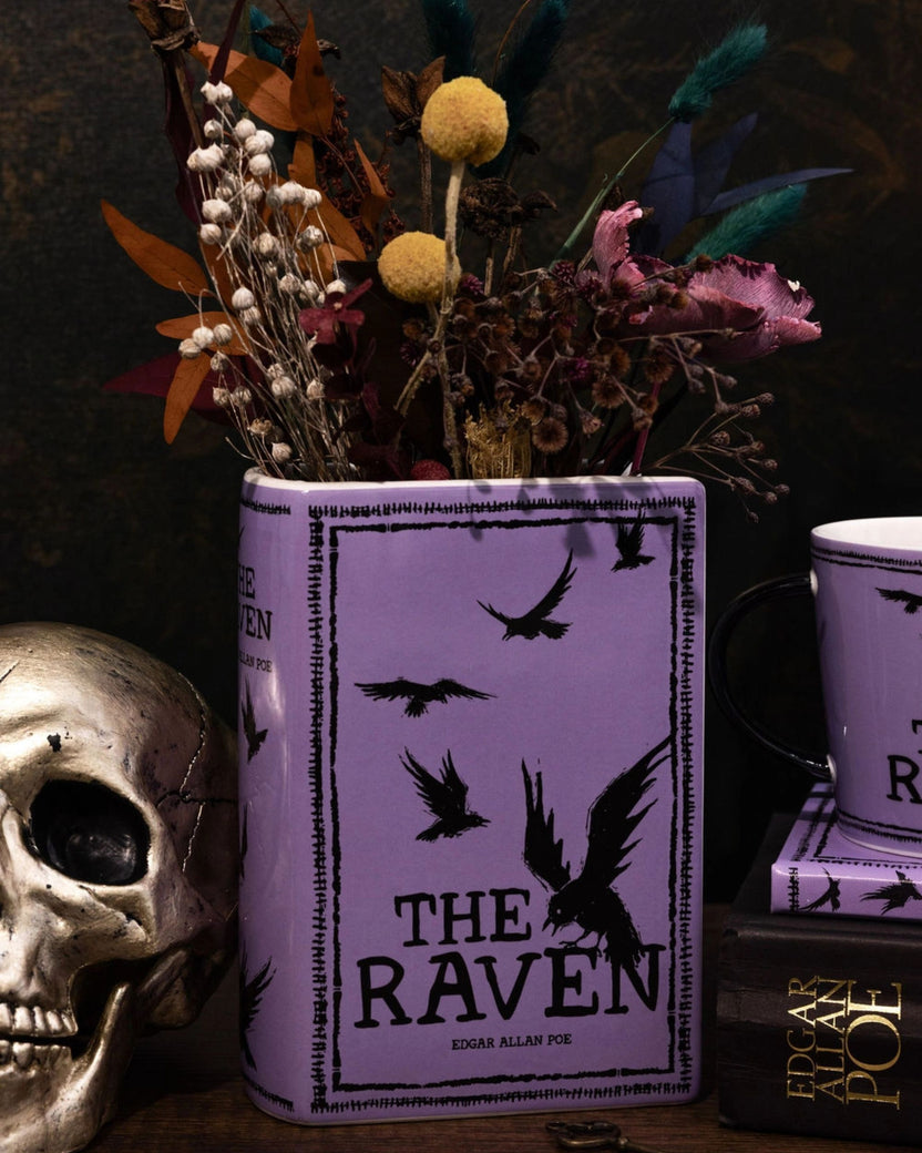 Purple - The Raven Large Book Vase - Steel Mill and Co.