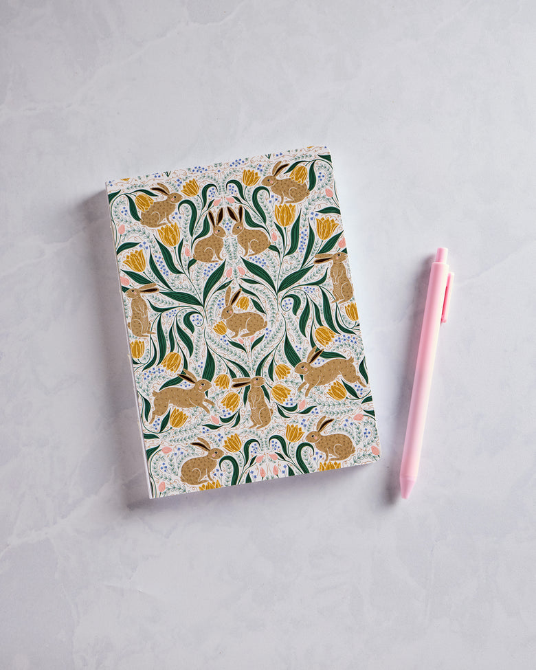 Multi - Rabbit Folk Art Journal - Primitives by Kathy - Printfresh