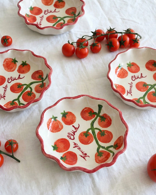 Red Combo - Tomato Club Bowl - Sofia Lembeye - Printfresh