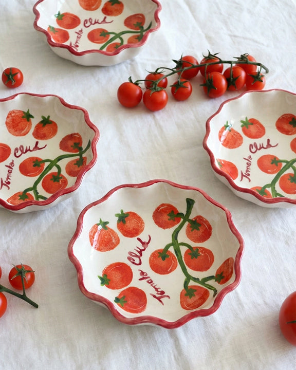 Red Combo - Tomato Club Bowl - Sofia Lembeye - Printfresh