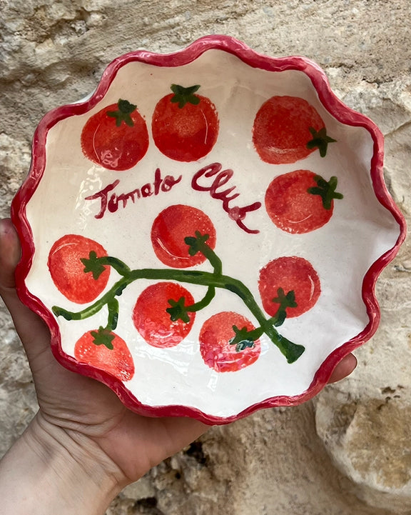 Red Combo - Tomato Club Bowl - Sofia Lembeye - Printfresh