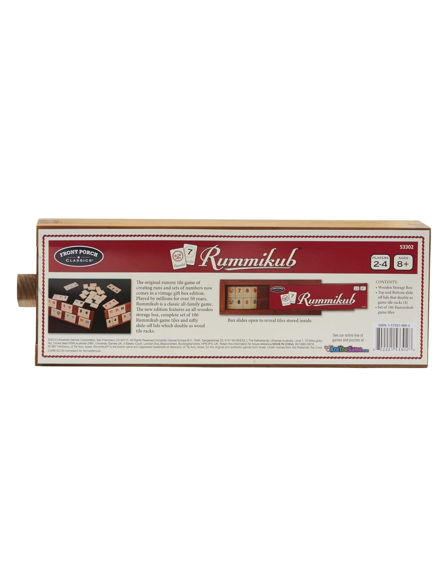 University Games - Rummikub Vintage Edition - Red