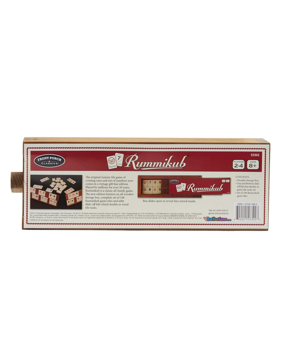 Red - Rummikub Vintage Edition - University Games