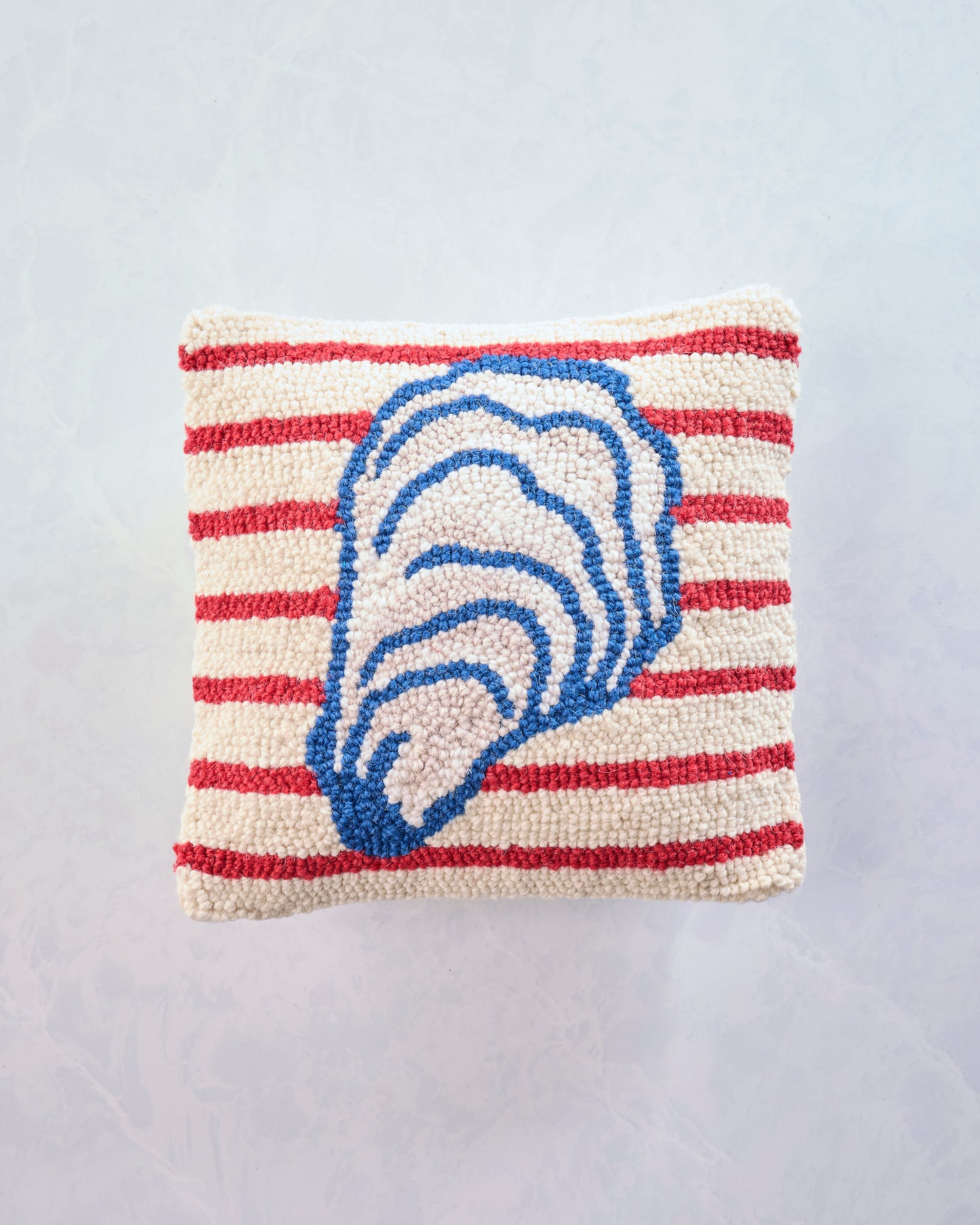 Red Stripe Combo - Stripe Oyster Pillow - Peking Handicraft