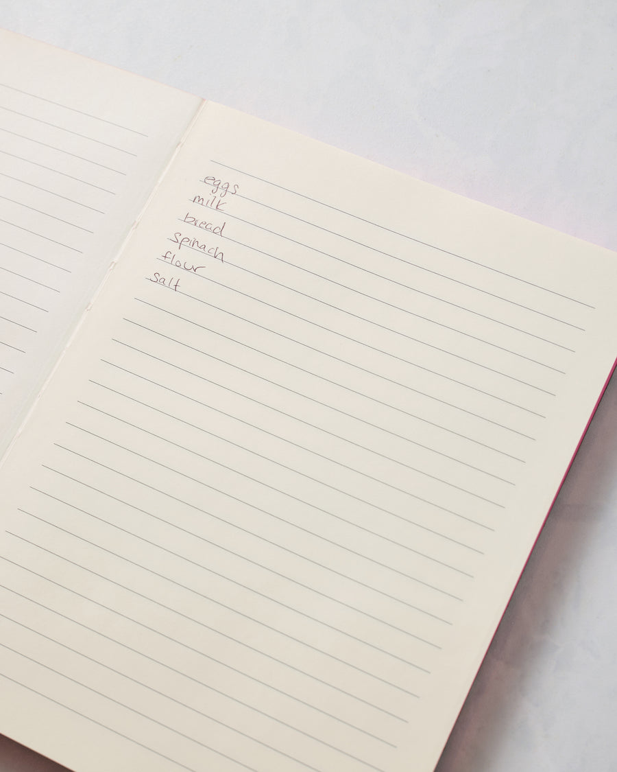 Studio Oh! - Rues De Paris Medium Coptic - Bound Journal - Pink Combo - Printfresh