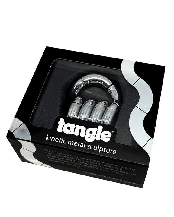 Silver - Tangle® Kinetic Metal Sculpture - Tangle, Inc. – Printfresh