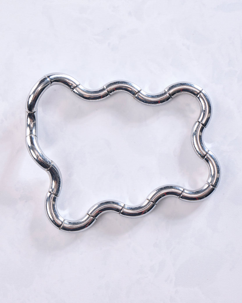 Silver - Tangle® Kinetic Metal Sculpture - Tangle, Inc.