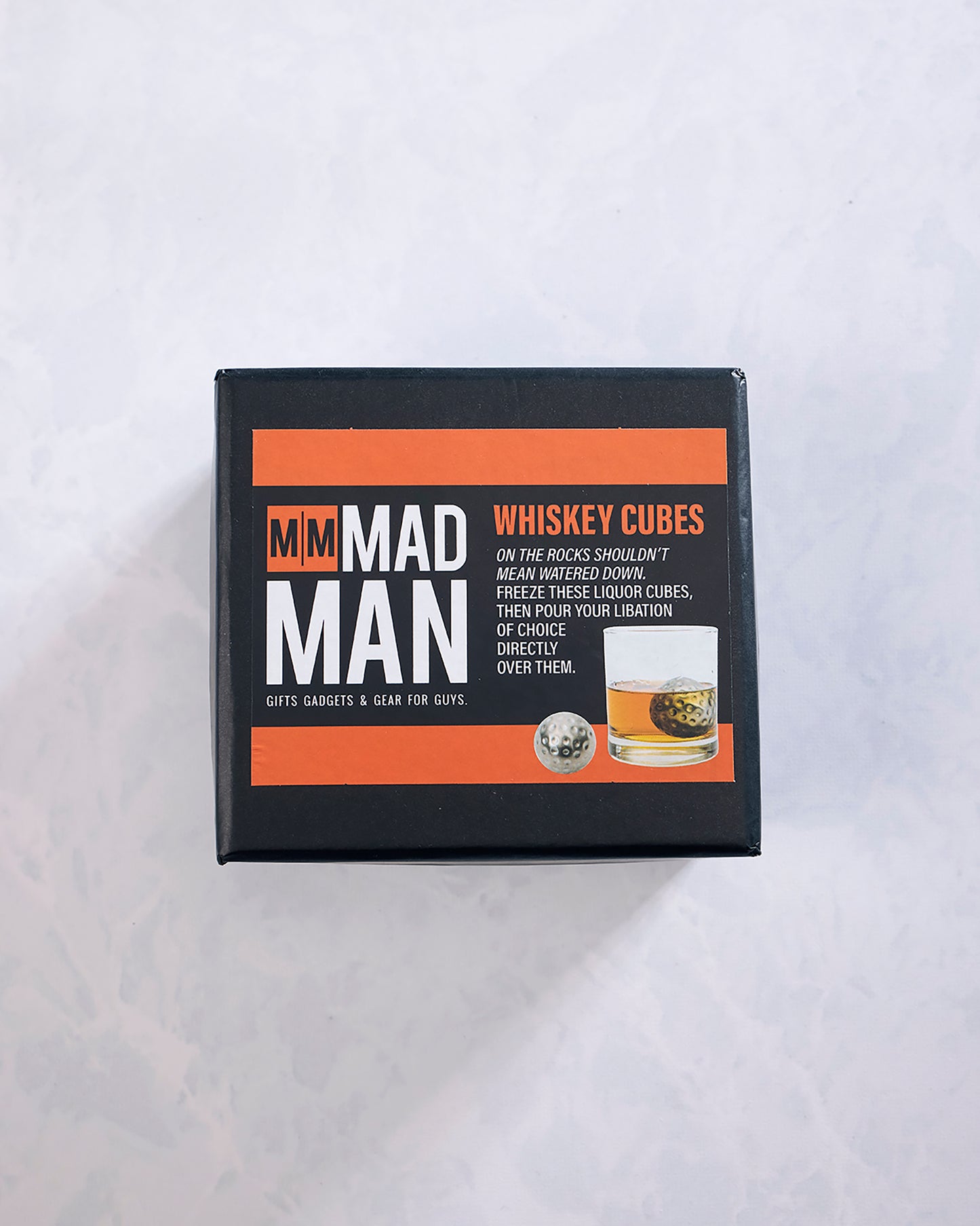 Silver - Whiskey Cubes | 6-Piece Stainless Ice Chilling Cubes - Mad Man