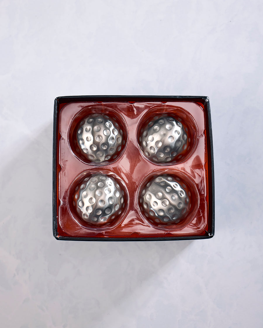 Silver - Whiskey Cubes | 6-Piece Stainless Ice Chilling Cubes - Mad Man