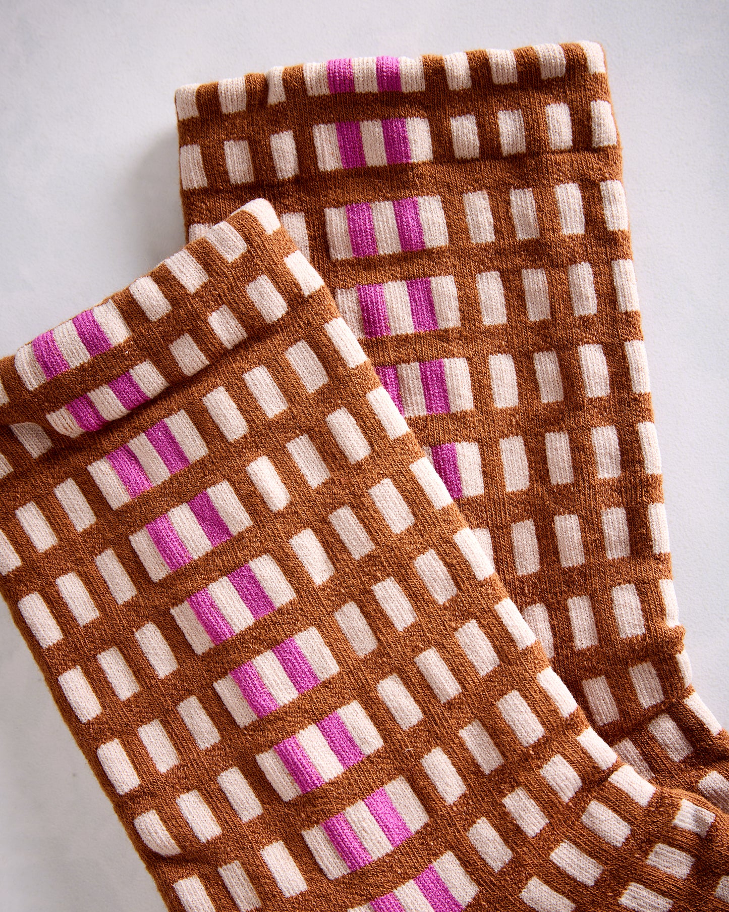 Brown - Skyscraper Stripe Crew - Hansel from Basel - Printfresh