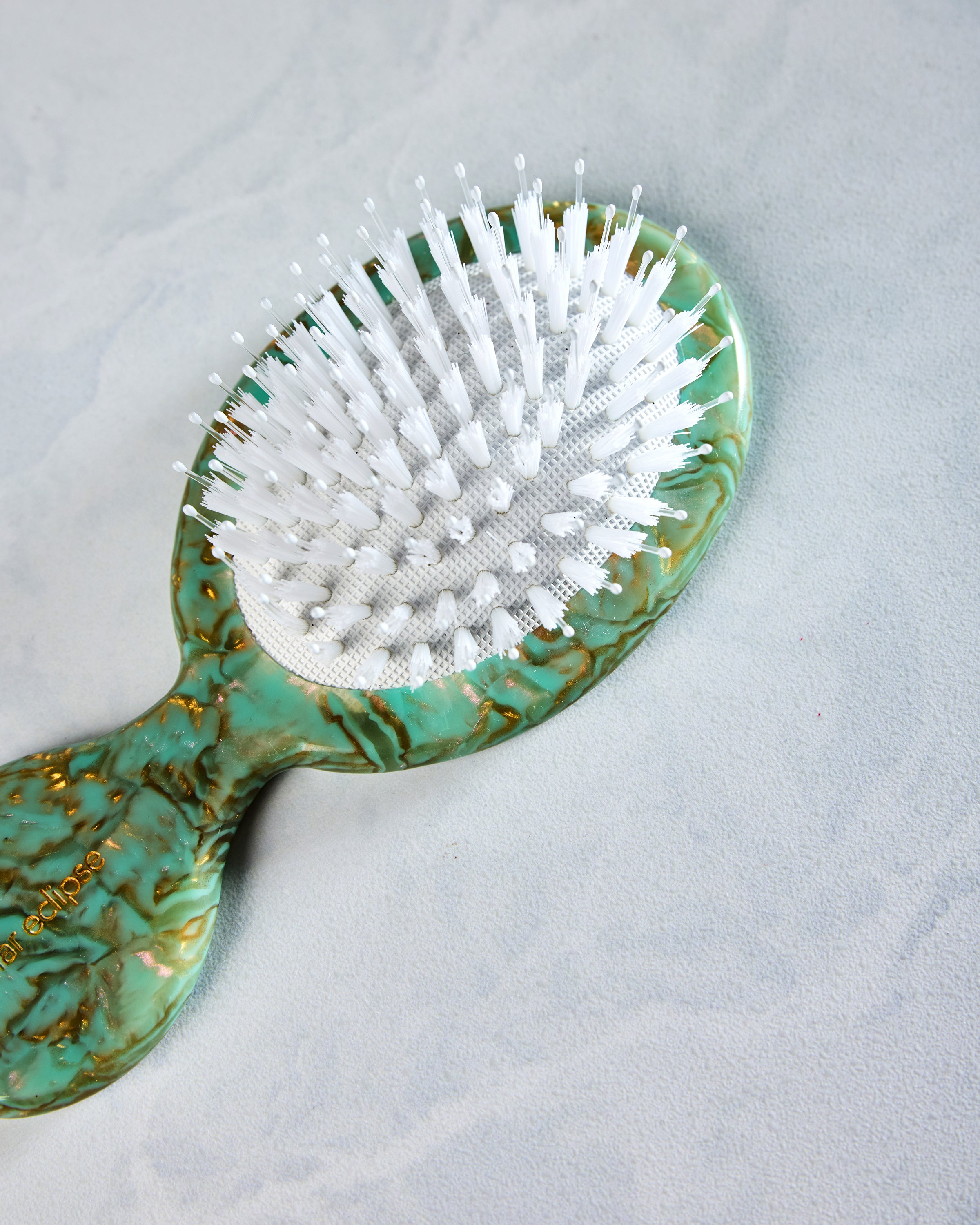 Seafoam Combo - Hand Painted Flower Mahjong Handbag Hero Brush