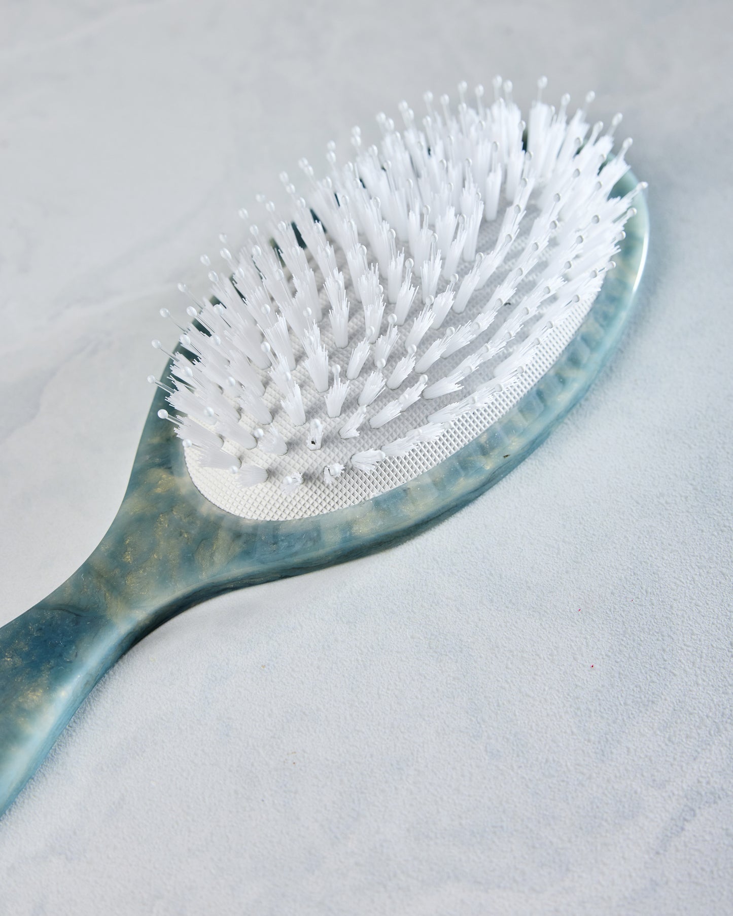 Blue Combo - Hand Painted Horse Amazing Hair Day Brush - Solar Eclipse - Printfresh