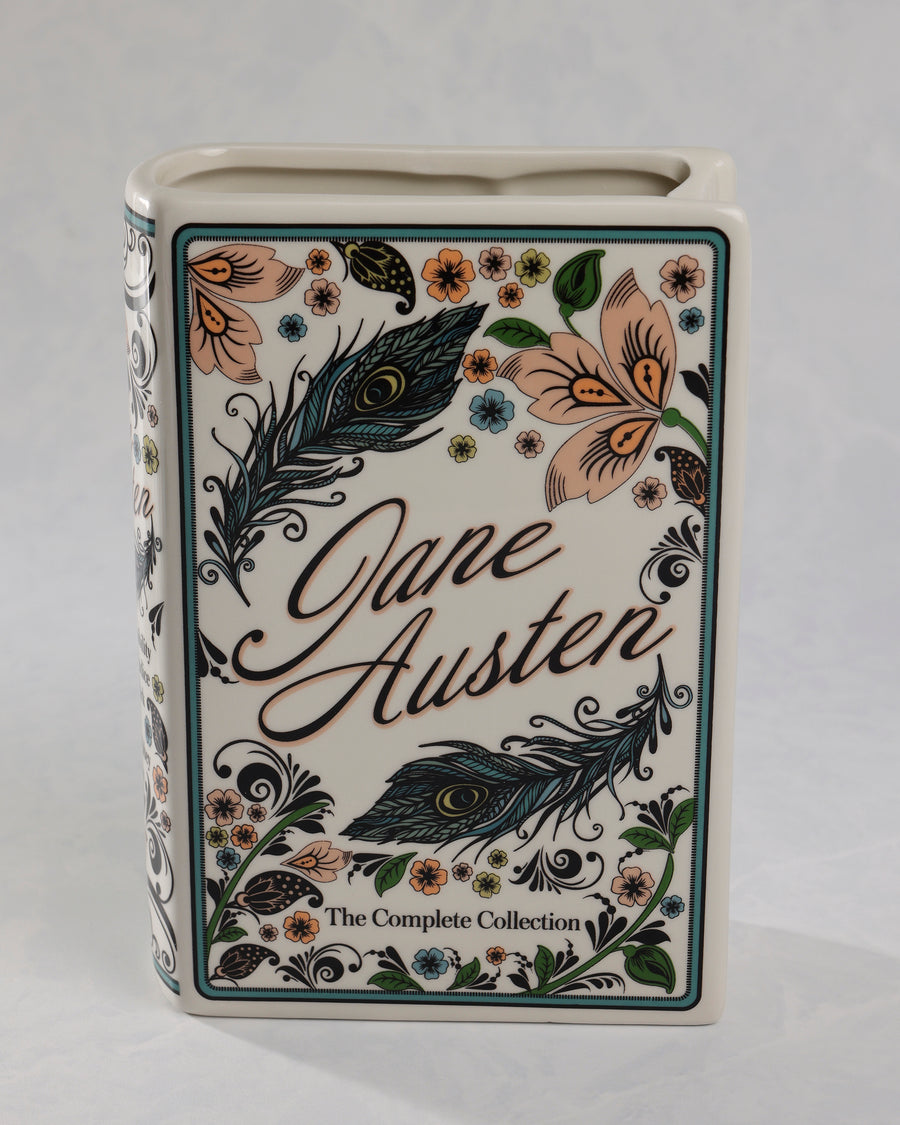 Multi - Jane Austen Book Vase - Steel Mill and Co.