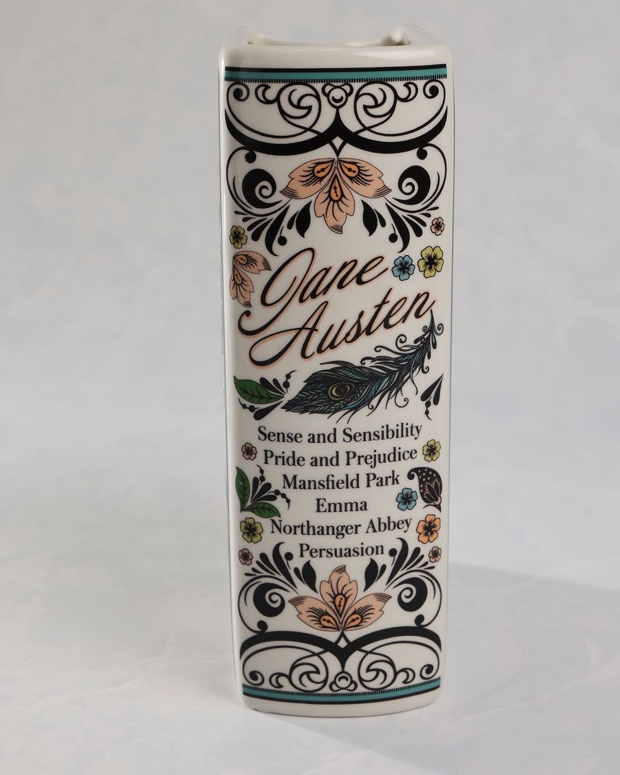 Multi - Jane Austen Book Vase - Steel Mill and Co.