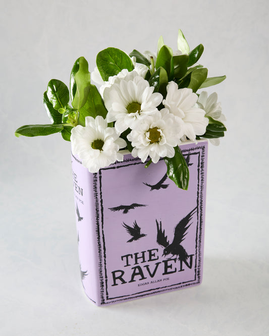 Purple - The Raven Large Book Vase - Steel Mill and Co.