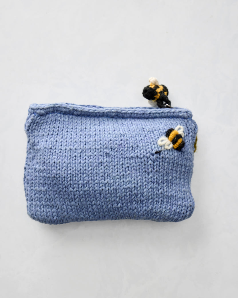 Sweet Bee - Bee Pouch - Blue - Printfresh