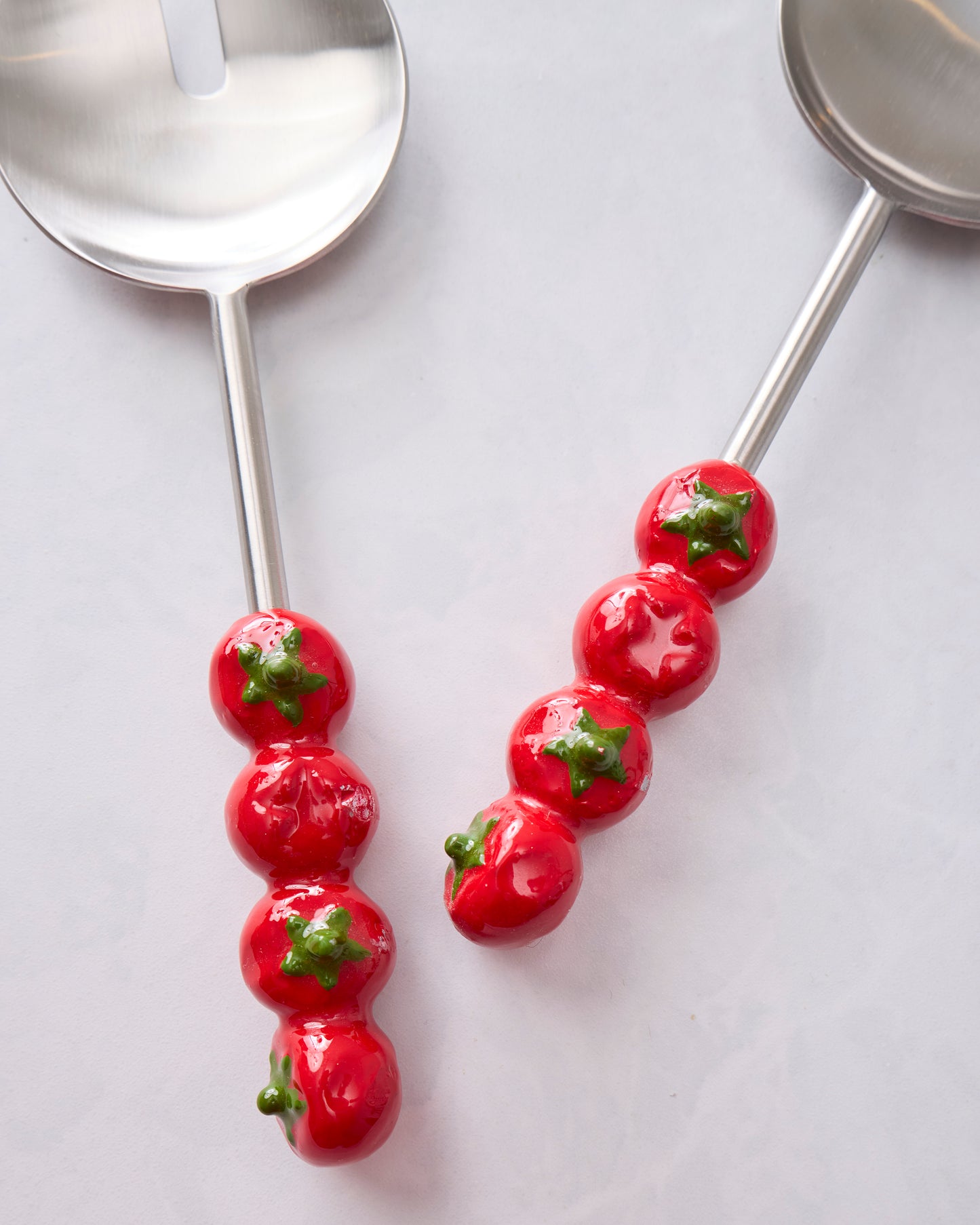 Red Combo - Tomato Handle Salad Server - Casa Amarosa