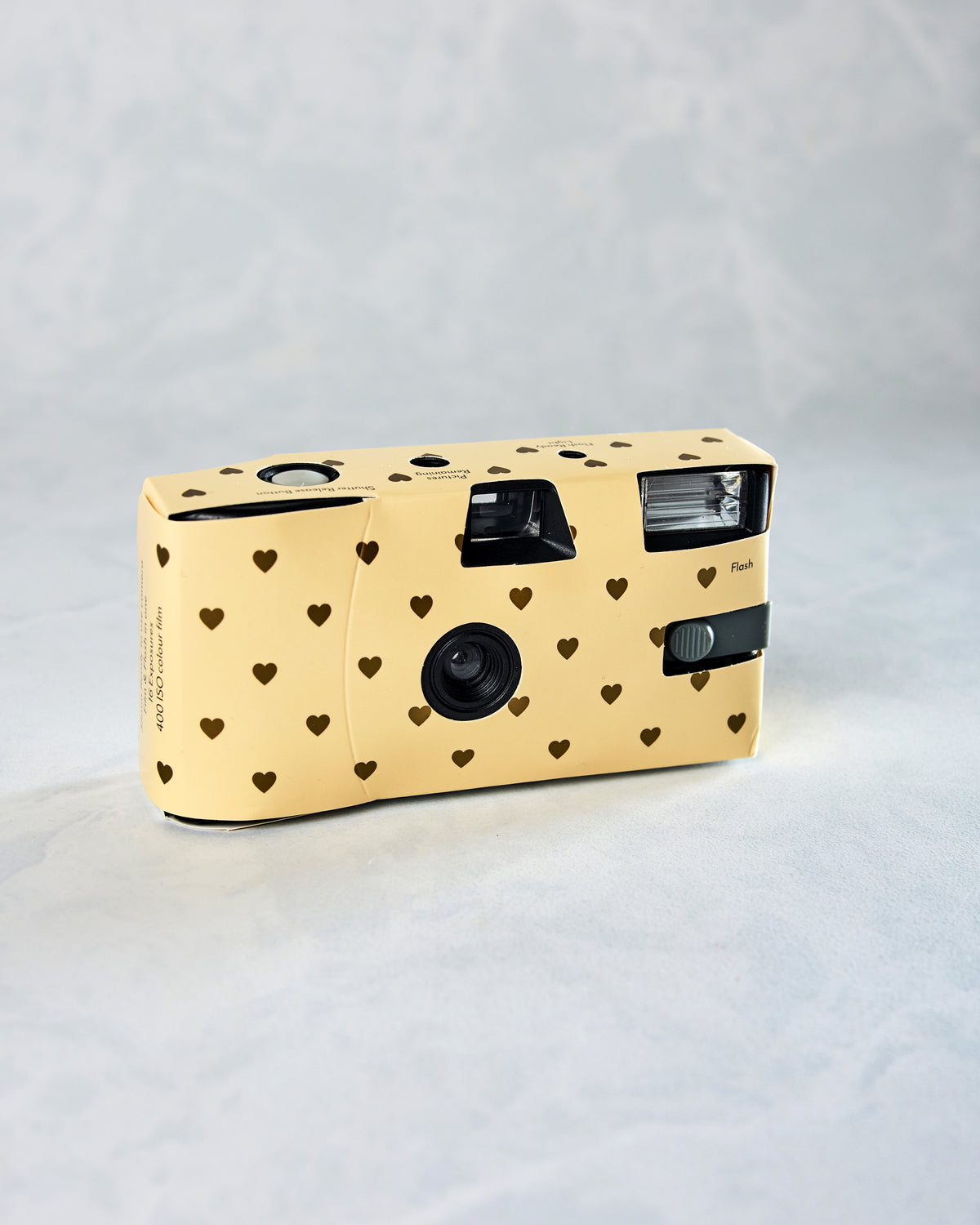 Gold Heart - Disposable Camera with Flash - Weddingstar Inc. - Printfresh