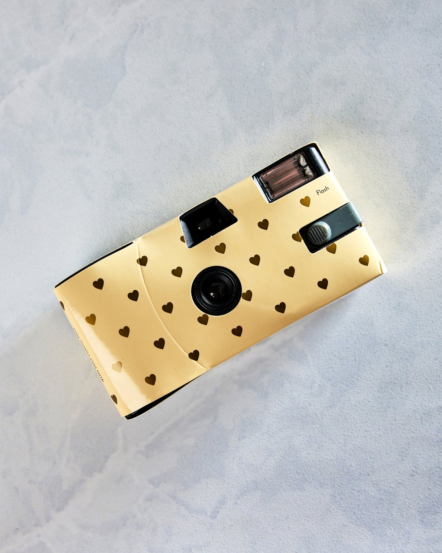 Gold Heart - Disposable Camera with Flash - Weddingstar Inc. - Printfresh