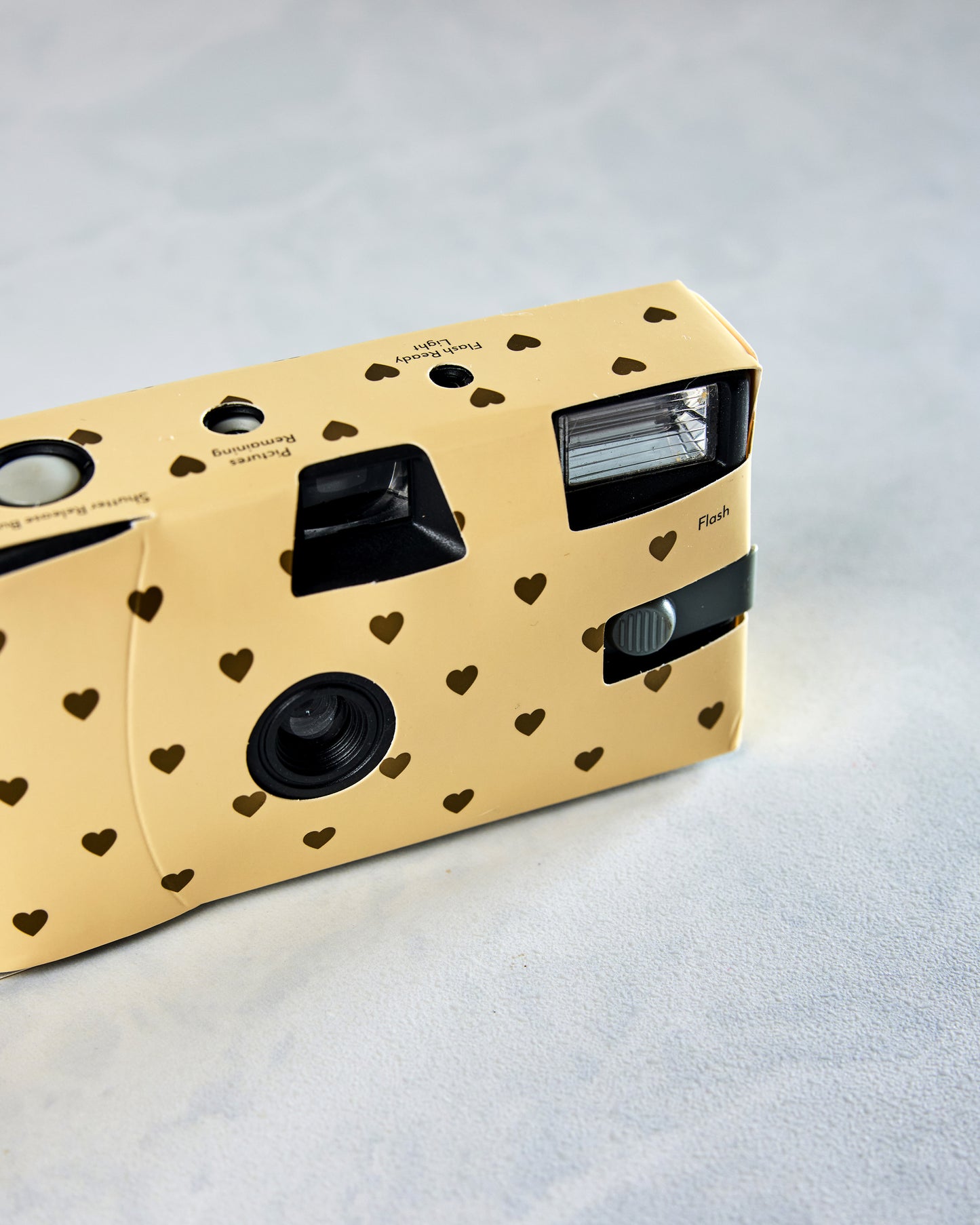 Gold Heart - Disposable Camera with Flash - Weddingstar Inc. - Printfresh