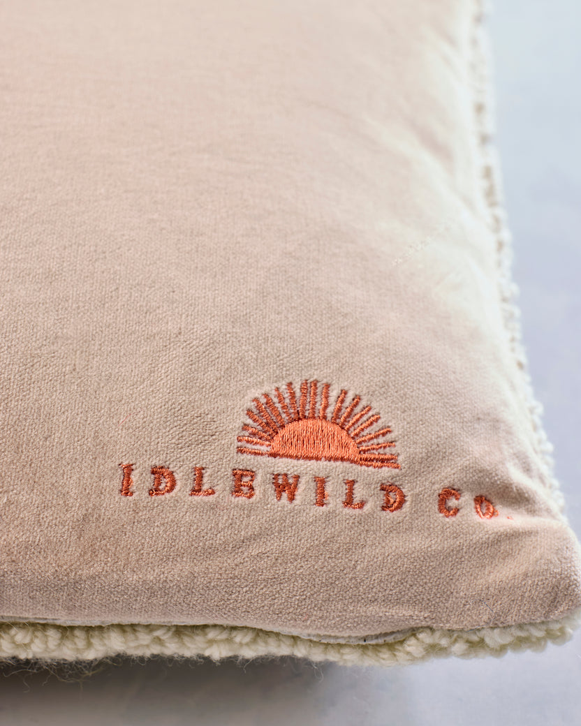 White Combo - Tibetan Tiger Throw Pillow - Idlewild Co.
