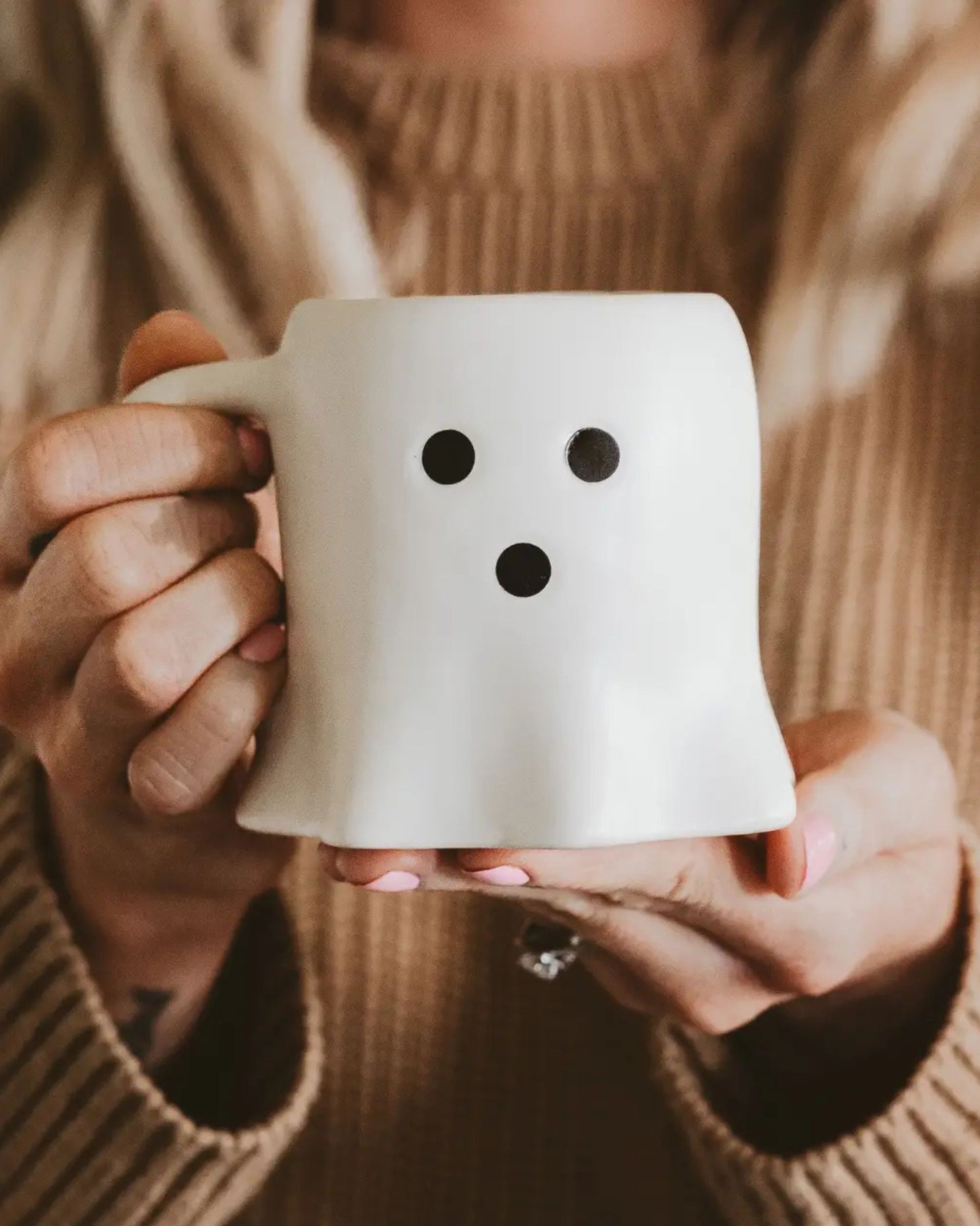 White - Ghost Coffee Mug - Sweet Water Decor