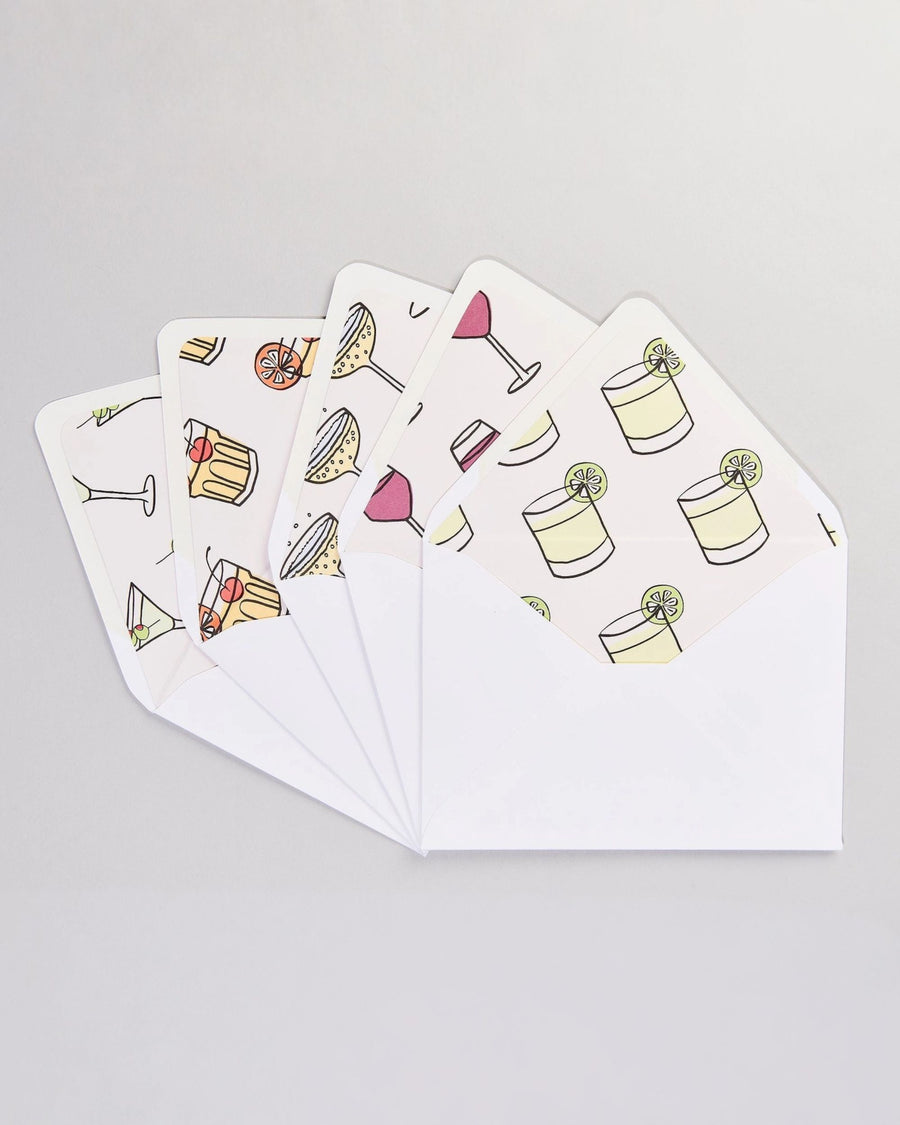 White - Happy Hour Notecards - Dear Annabelle
