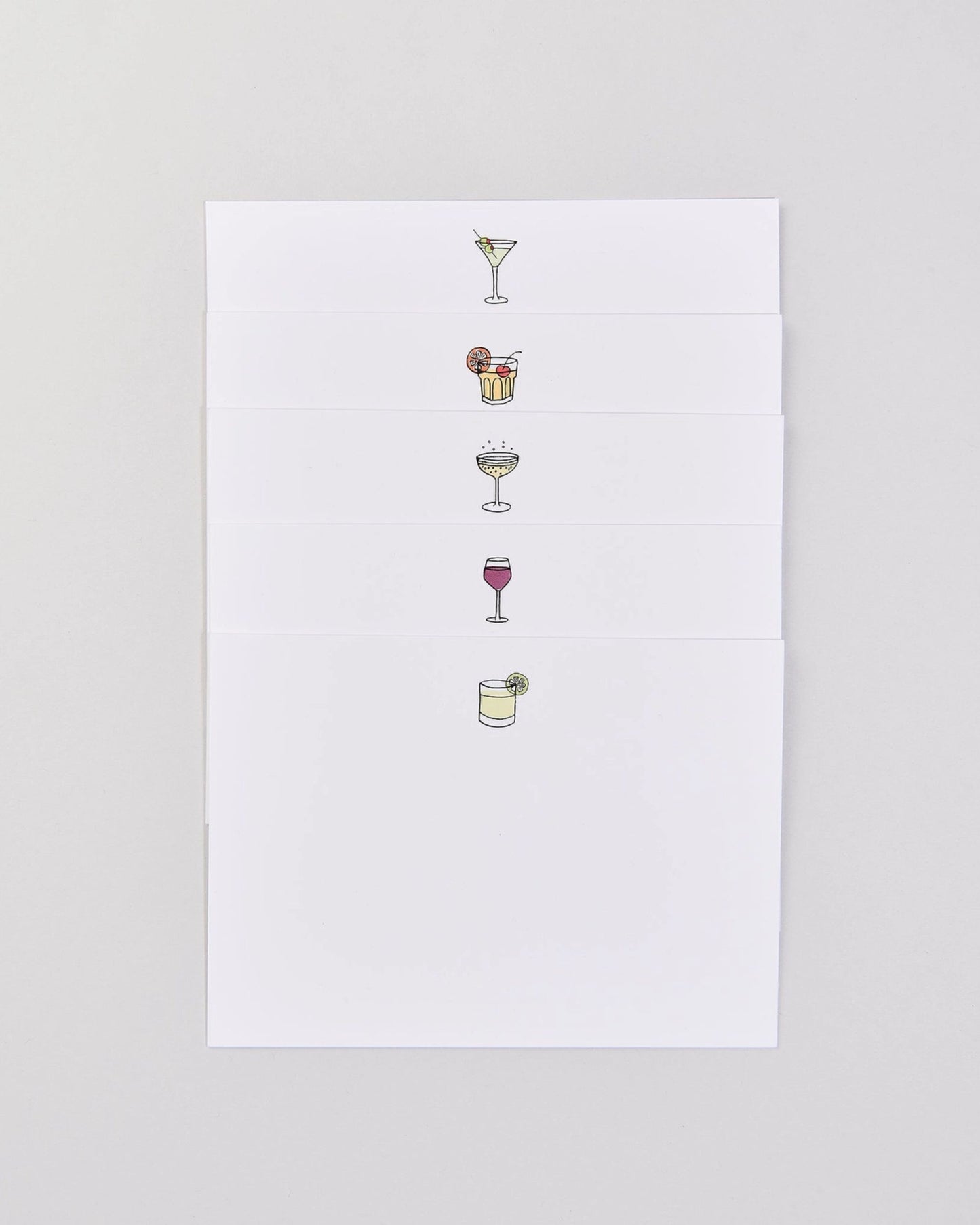 White - Happy Hour Notecards - Dear Annabelle