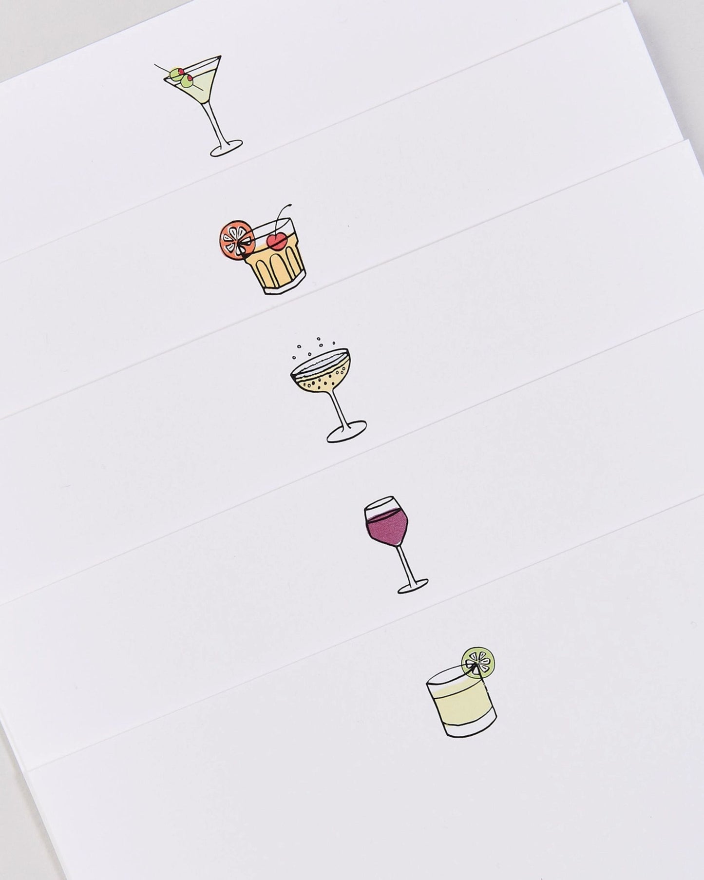 White - Happy Hour Notecards - Dear Annabelle