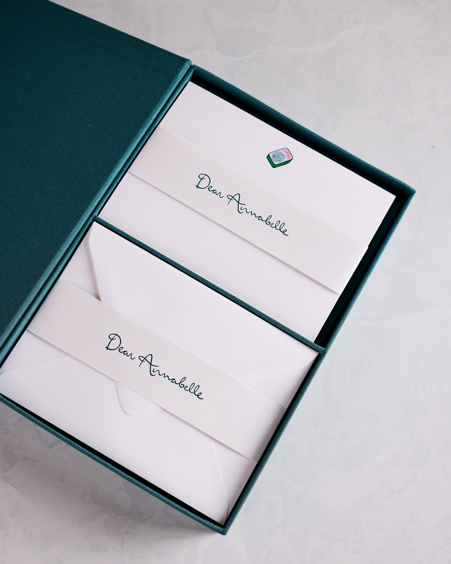 White - Pray for Jokers Notecard Set - Dear Annabelle - Printfresh