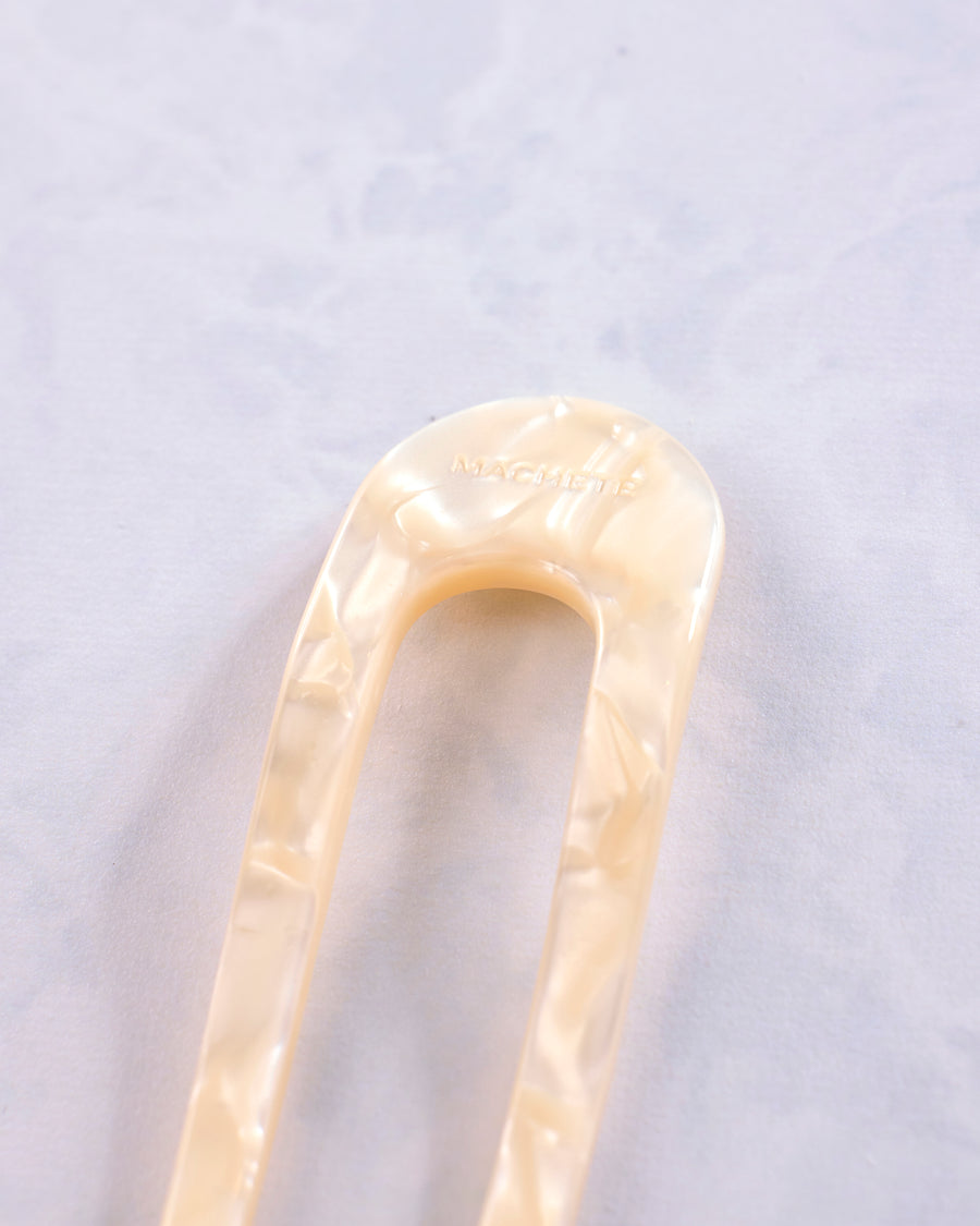 White Shell - French Hair Pin - Machete