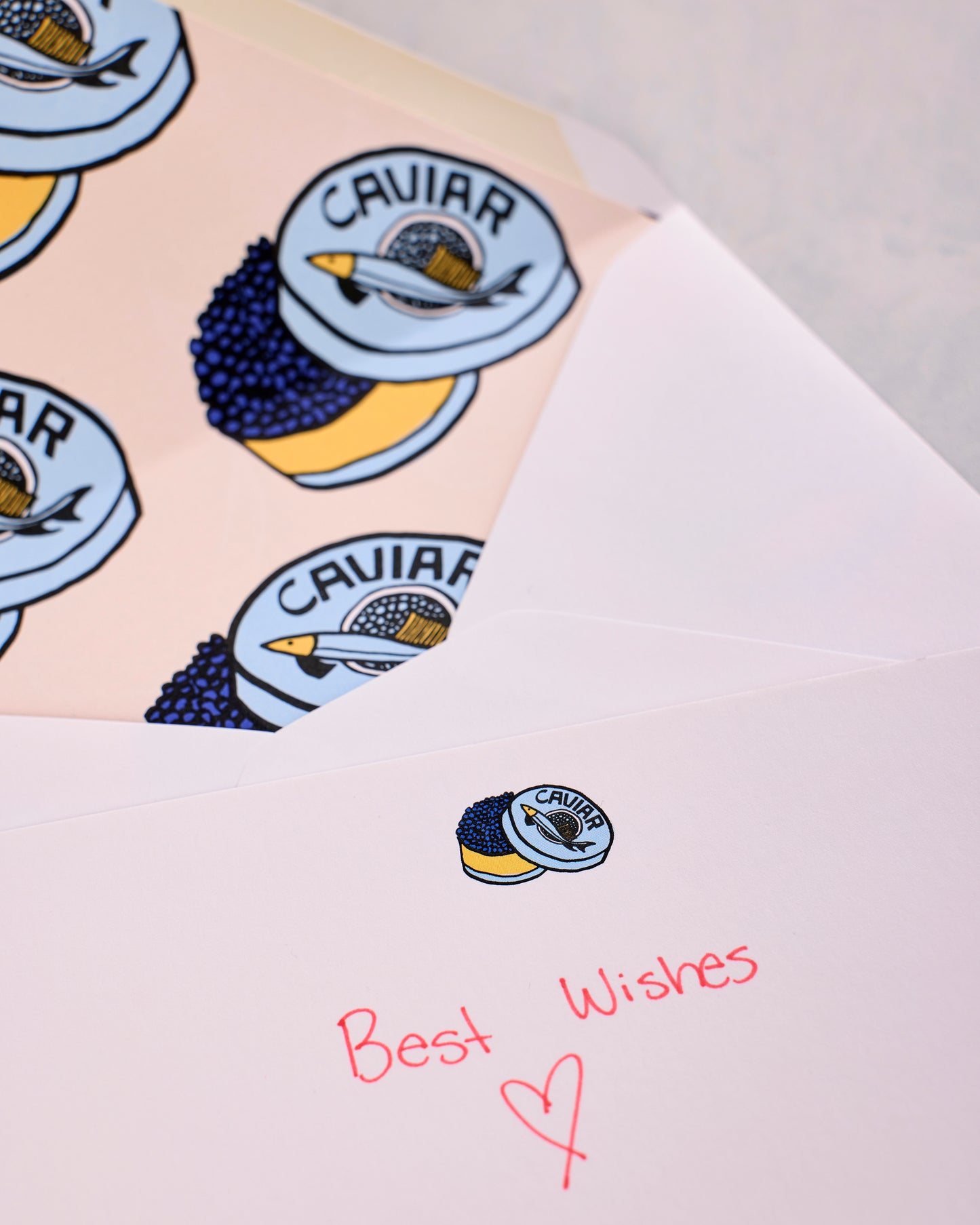 White - Caviar Dreams Notecard Set - Dear Annabelle - Printfresh