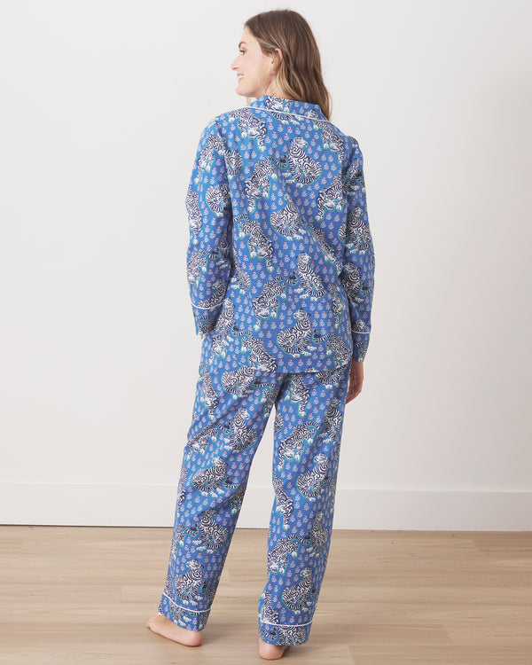 Tiger Queen - Long Sleep Set - Cornflower - Printfresh