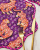 Tiger Queen - Quilted Scalloped Placemat Set - Plum Tree - Printfresh