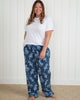 Tiger Queen - Tall Pajama Pants - Navy - Printfresh