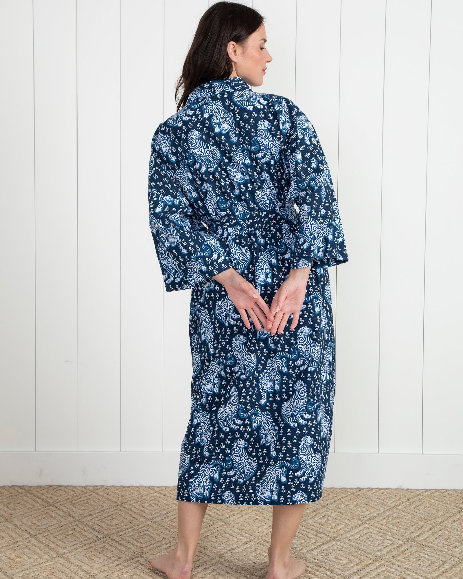 Tiger Queen - Robe - Navy - Printfresh